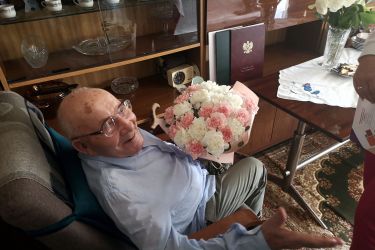 Burmistrz z wizytą u oleśnickich stulatków