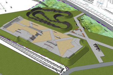 Ogłosiliśmy przetarg na budowę skateparku z pumptruckiem.