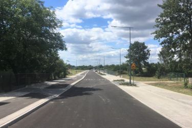 Budowa drogi na ul. Polnej już skończona