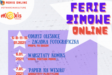Szczegóły FERII z MOKiSem! Sprawdź, co cię czeka