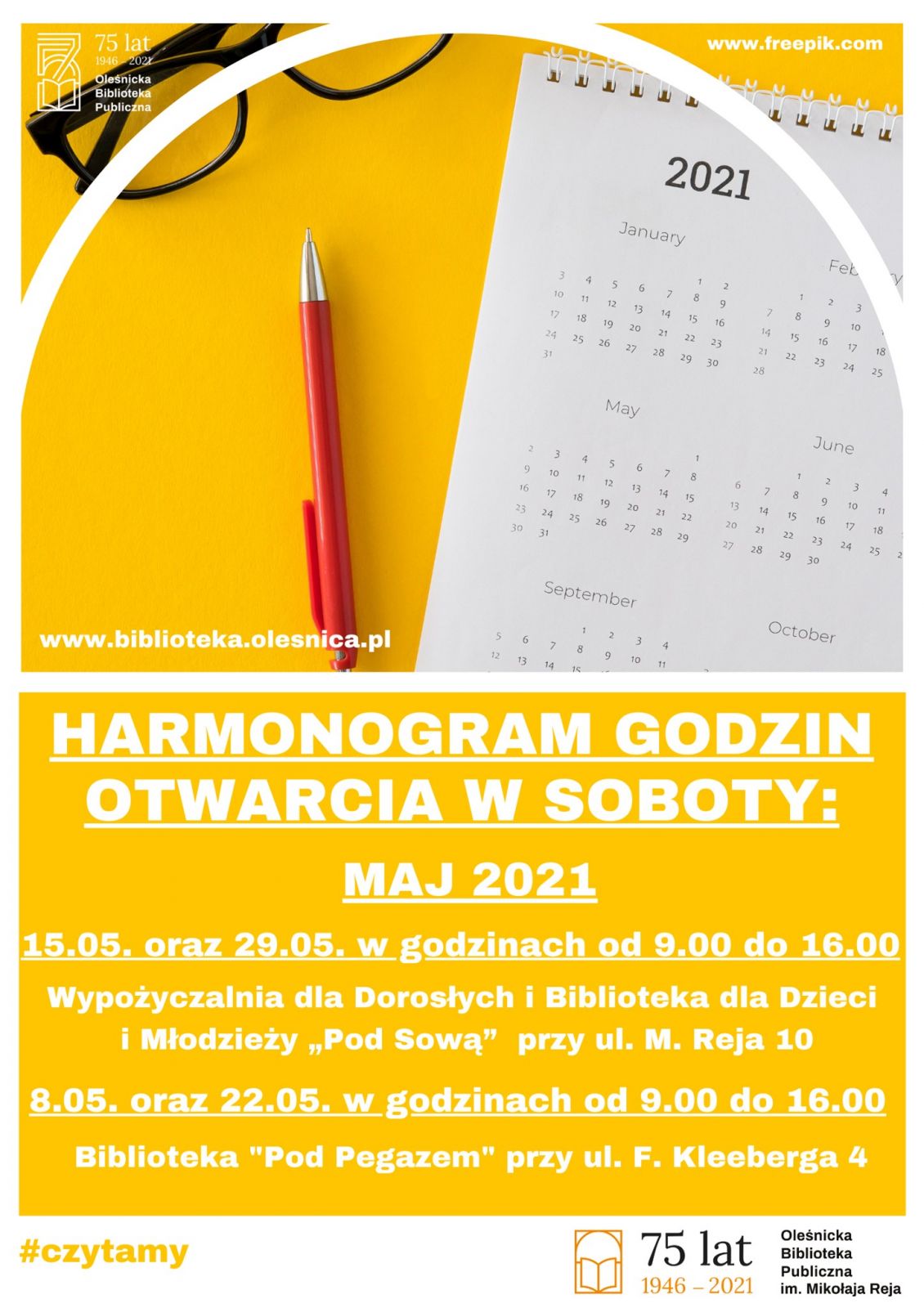 godziny otwarcia biblioteki