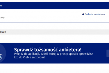 Statystyka publiczna prowadzi również badania ankietowe oprócz NSP 2021 
