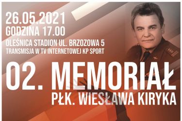 2 MEMORIAŁ PŁK WIESŁAWA KIRYKA - TRANSMISJA NA ŻYWO