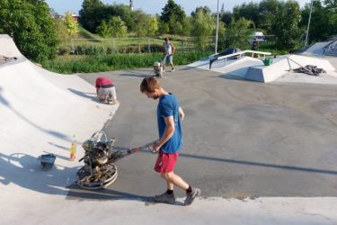 Prace na oleśnickim skateparku i pumptracku powoli się kończą