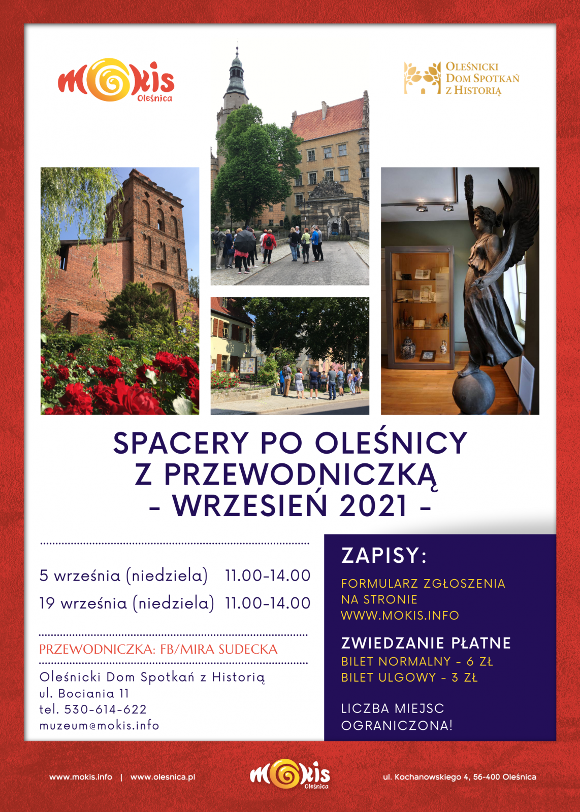 plakat spacery
