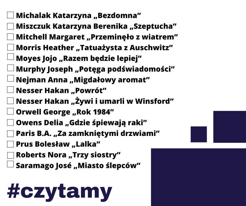 lista książek