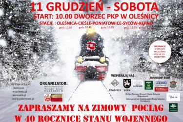 Wyrusz z Oleśnicy w niesamowitą podróż niezwykłym pociągiem już w najbliższą sobotę!