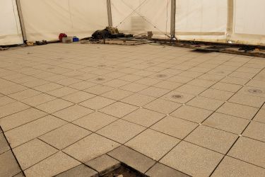 Fontanna na placu Zwycięstwa na ukończeniu