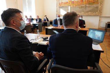 Spotkanie Samorządowców w Starostwie Powiatowym w sprawie uzgodnienia procedur pomocy uchodźcom