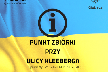 Zmiana lokalizacji MIEJSKIEGO PUNKTU ZBIÓRKI DLA UCHODŹCÓW w Oleśnicy. Sprawdź od kiedy