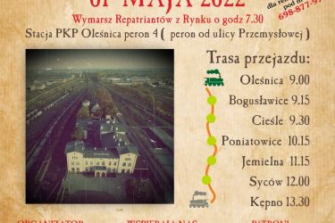 Pociąg repatriantów znowu w OLEŚNICY! 