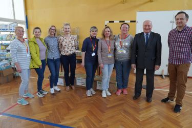 Firma TELKA wspiera Miejski Punkt Pomocy Uchodźcom przy ul. Kleeberga 4 