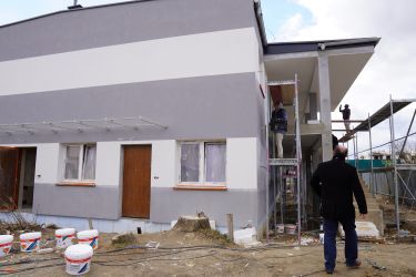Postępy przy budowie mieszkań socjalnych przy Kopernika 13