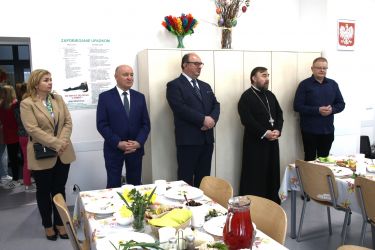Burmistrz zaprosił naszych gości z Ukrainy na uroczyste śniadanie z okazji Zmartwychwstania Pańskiego