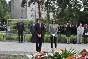  140. rocznica urodzin profesora Antoniego Cieszyńskiego - uroczystości przy pomniku profesora