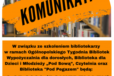 9 maja obowiązują inne godziny otwarcia oleśnickich bibliotek