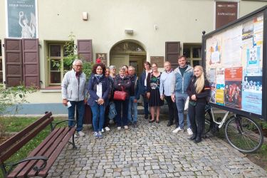 Nasi przyjaciele z miast partnerskich mieli okazję pozwiedzać piękną Oleśnicę