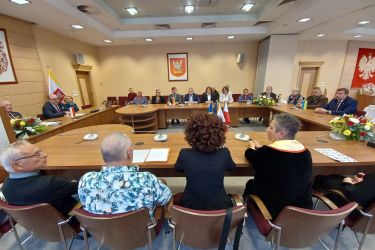 Spotkanie przedstawicieli miast partnerskich z burmistrzem Oleśnicy