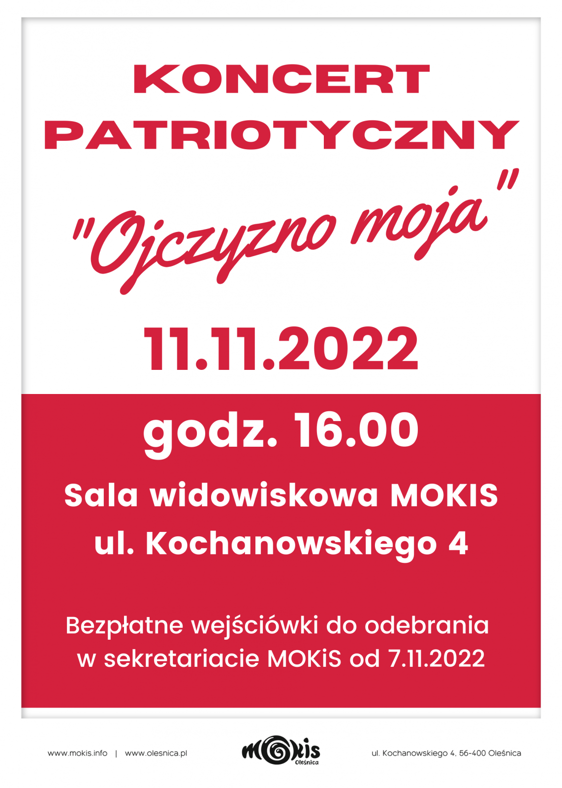 plakat koncert