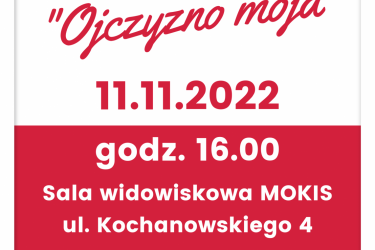 Koncert patriotyczny w wykonaniu oleśniczan "Ojczyzno moja"