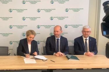Zastępca burmistrza podpisała umowę o dofinansowanie w ramach programu Ciepłe Mieszkanie