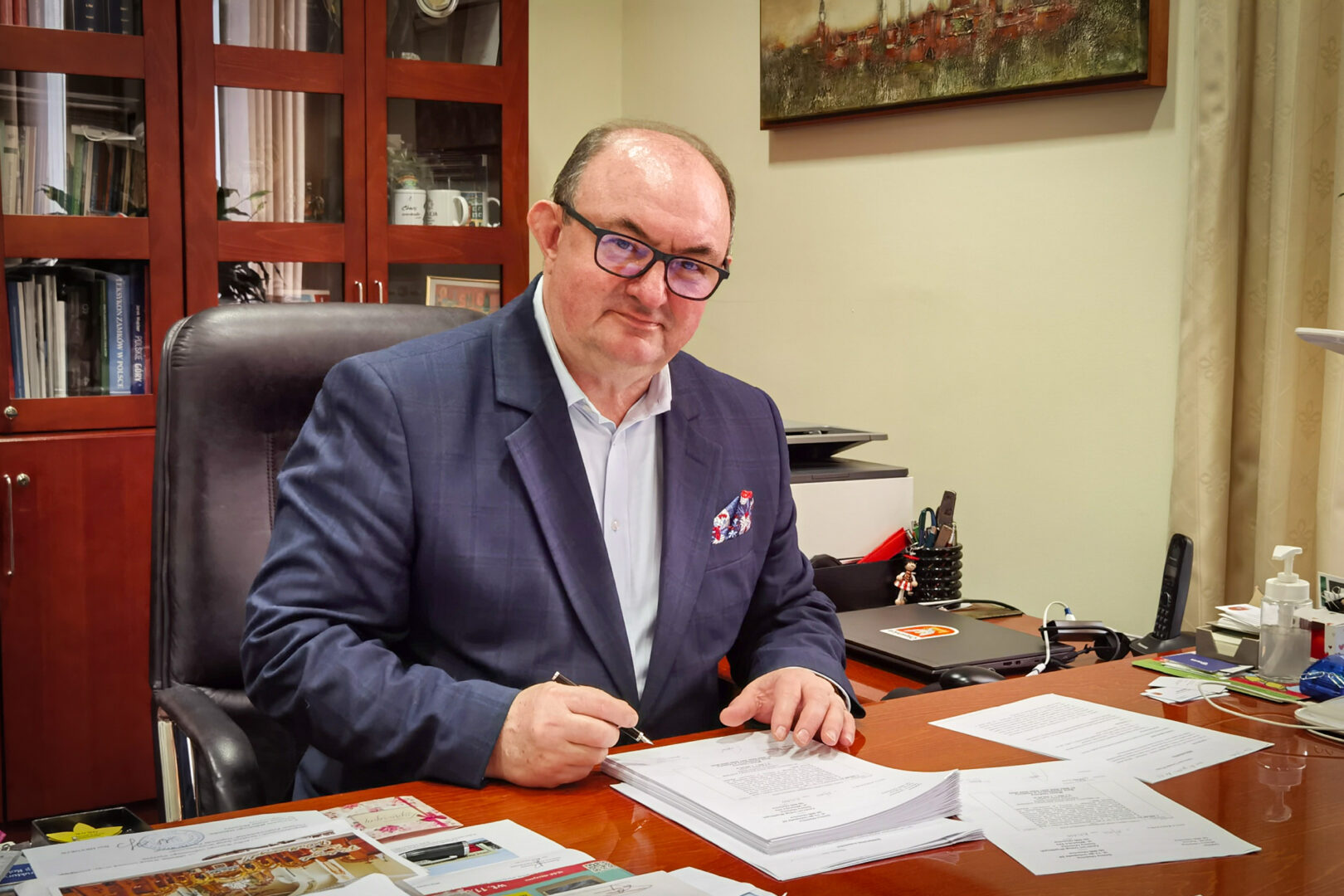 burmistrz Jan Bronś