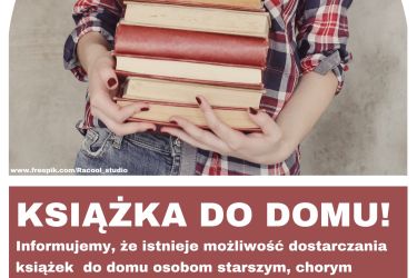 Książka do domu - dowóz dla osób starszych i niepełnosprawnych