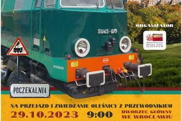 Retro pociąg w klimacie lat 70-tych z Wrocławia Głównego do Oleśnicy