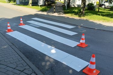 Odnowienie oznakowania poziomego na drogach w zarządzie SDM