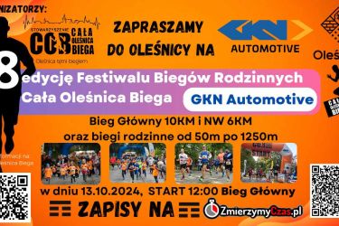 Ruszyły zapisy do VIII Festiwalu Biegów Rodzinnych COB - GKN Automotive Poland Oleśnica 