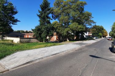 Infrastruktura dla pieszych jest stale modernizowana