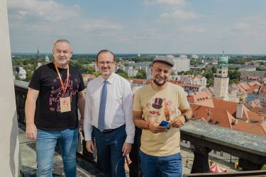 Festiwal OFCA odwiedził Wojewoda Dolnośląski Michał Awiżeń