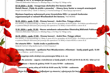 Oleśnickie Dni Seniora 2024 