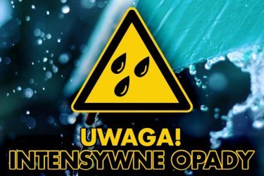 UWAGA! OSTRZEŻENIE METEOROLOGICZNE - INTENSYWNE OPADY DESZCZU