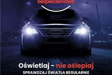 23 listopada - sprawdź światła pojazdu na POLICJI. Bezpłatnie!
