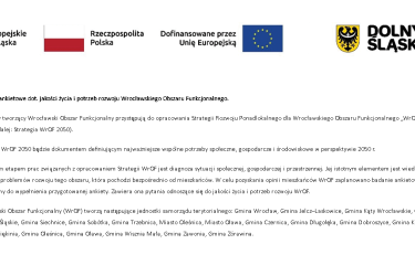 Ankieta badawcza dla mieszkańców - w ramach opracowania Strategii Rozwoju Ponadlokalnego Wrocławskiego Obszaru Funkcjonalnego 2050