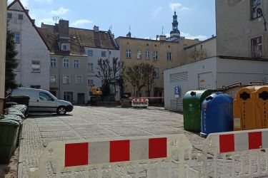 Rozpoczynają się prace przy zagospodarowaniu terenu przy ul. Okrężna – Matejki - Kościelna