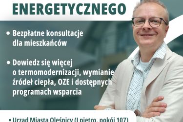 Darmowe Konsultacje Doradcy Energetycznego w Oleśnicy 14 października