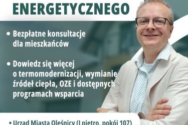 Darmowe Konsultacje Doradcy Energetycznego w Oleśnicy 14 października