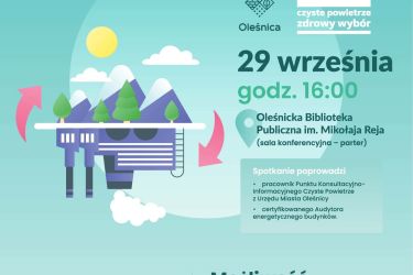 Czyste Powietrze – spotkanie z mieszkańcami Oleśnicy