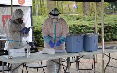 Badania na obecność koronawirusa oleśniczan w kwarantannie (7)