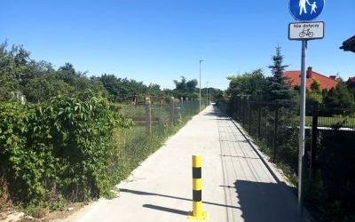 Ścieżka pieszo - rowerowa łącząca ul. Ludwikowską z ul. Żytnią jest już gotowa (5)